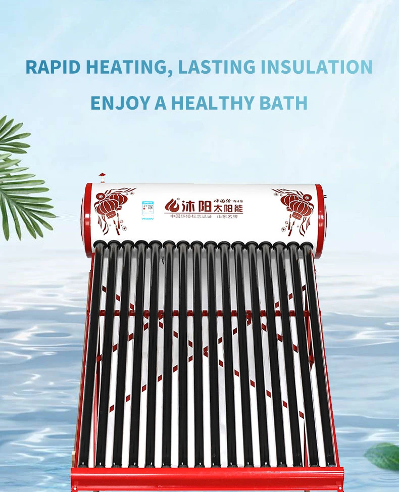 Greenhouse Round Frame Solar Water Heating System Factory