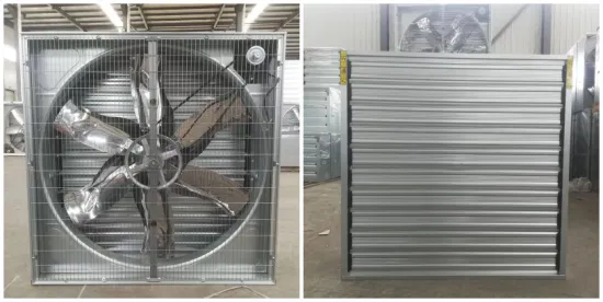 Système de ventilateur d'extraction et de coussin de refroidissement pour serre